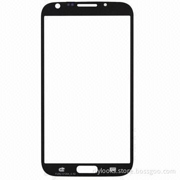 Original Front Screen Outer Glass Lens for Samsung Galaxy Note II/N7100, OEM Orders Available